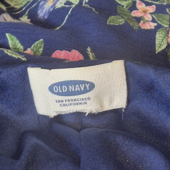 Old Navy Boho Floral Midi Dress – XXL – Lined – Tassel Detail – Side Zip - Picture 10 of 12